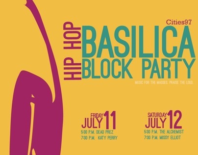 Basilica Block Party Poster System