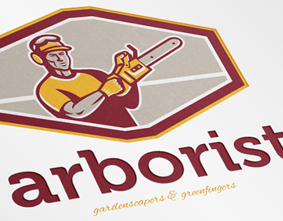 Arborist Gardenscapers and Greenfingers Logo Template