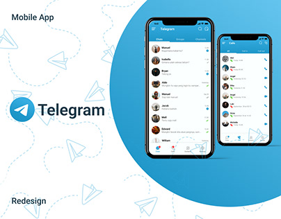 Project thumbnail - Telegram App Redesign│UI/UX