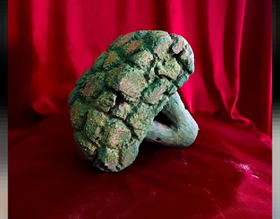 Title- Broccoli
Medium- POP carving