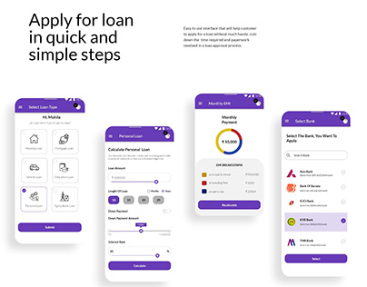 Insta Loan App | UI/UX Design | Android | Loan App UI