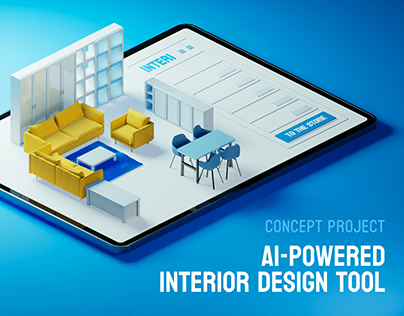 AI interior design service | ui/ux concept | INTERI