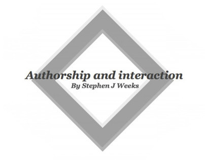 Authorship and interaction 
