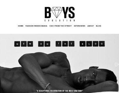 Boys Evolution - Website Design