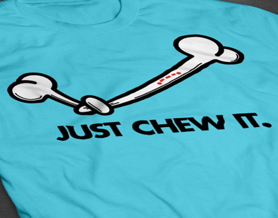 "Just Chew It" Dog Hoody Design
