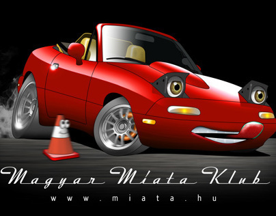Miata/MX-5 cartoon car