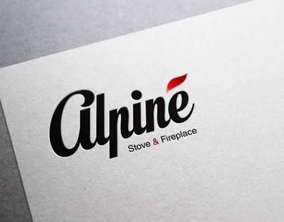 LOGO FOR " Alpine Stove & Fireplace " Company 