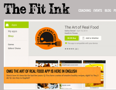 The Fit Ink Website