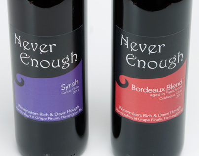Wine Labels- Syrah & Bordeaux Blend