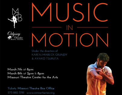 MCB's Music in Motion Dance Poster