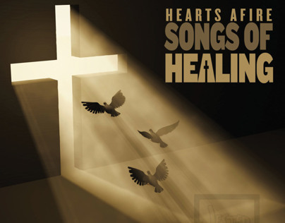 HEARTS AFIRE • SONGS OF HEALING CD ART