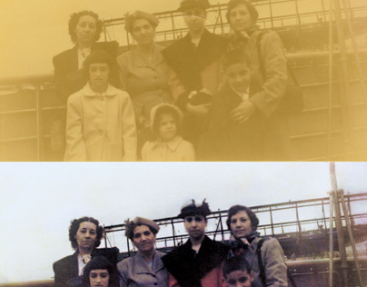 Photo Restoration - Old Family Photograph