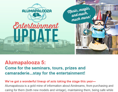 Alumapalooza Event Email - Entertainment