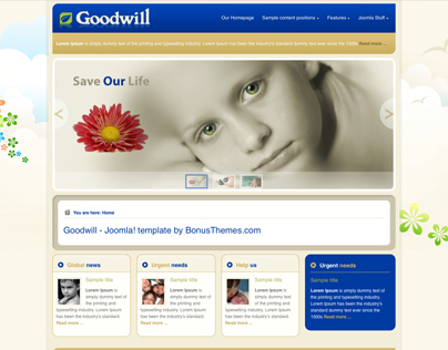 Goodwill - Joomla Template