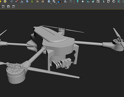 Quadcopter model for animation