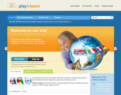 Play&Learn - Joomla Template