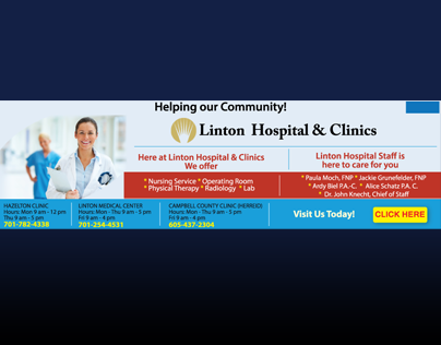 Linton Hospital Pin Ad