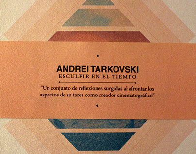 LIBRO | Andrei Tarkovski - Esculpir en el tiempo