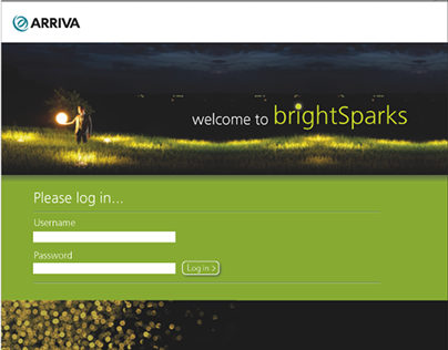 Arriva Bright Sparks Web Portal.