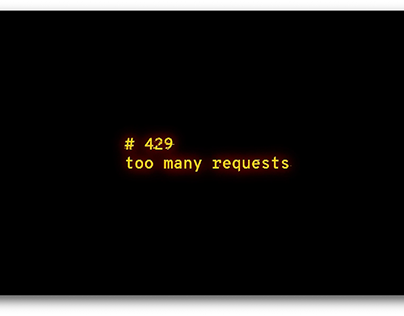 #429 too many requests