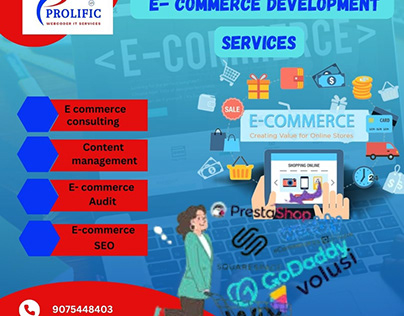 Prolific E- commerce development services
