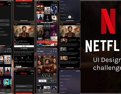 Netflix- UI design challenge