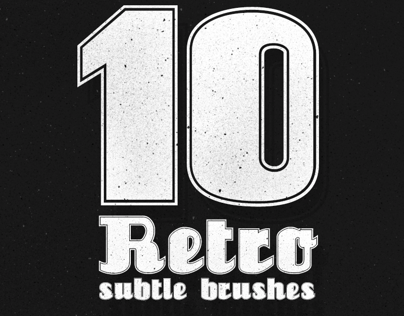10 Retro Subtle Brushes