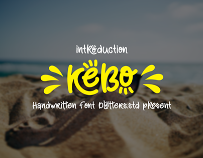 kebo – handwritten style