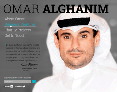 Omar Alghanim webiste