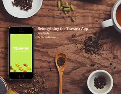 Teavana - Mobile App Design