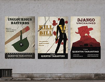 Tarantino movie posters