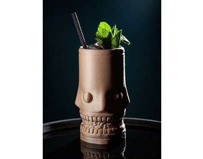 Tiki Mugs /// a collection of 3D printed glass covers