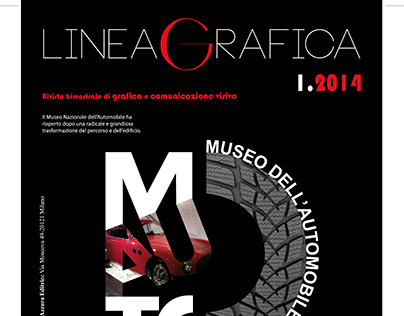 Restyling copertina rivista "Linea Grafica"