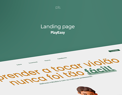 Landing page - PlayEasy