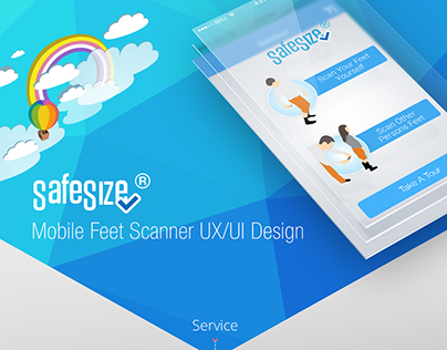 Mobile Feet Scanner UX/UI Design