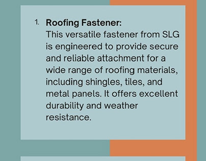 Roof Fasteners: Unmatched Durability