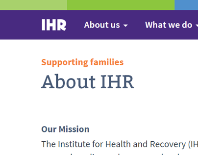 2014 Website for IHR