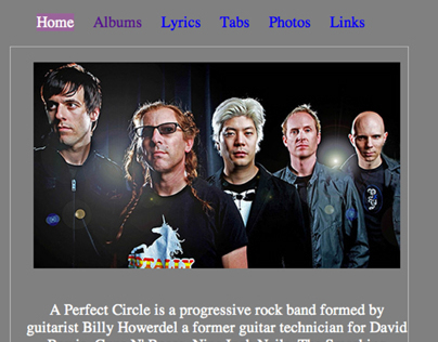 A Perfect Circle fan website