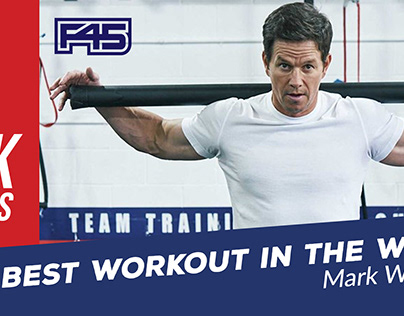 Mark Wahlberg | F45 Fitness Promotion Flyer
