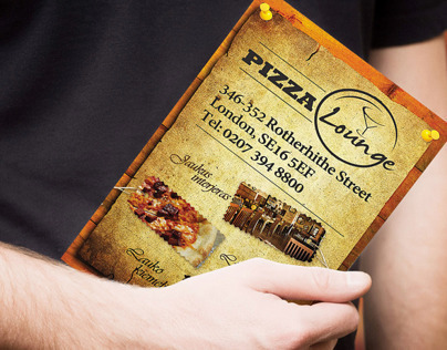 Flyers / Poster - Design - PIZZA LOUNGE