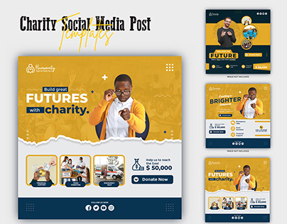 Charity Social Media Post Design