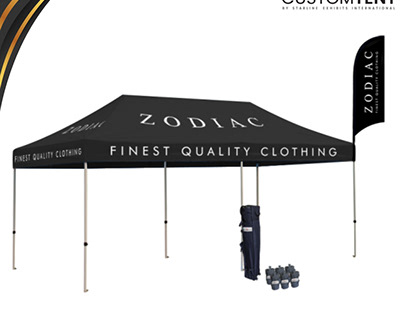 canopy with logo