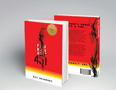 "Fahrenheit 451" Book Cover Redesign