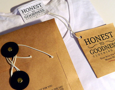 Honest To Goodness Clothing Packaging