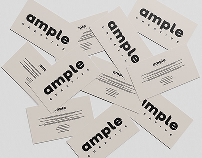 Ample Creative — Logo Design / Rebrand — byDBDS®