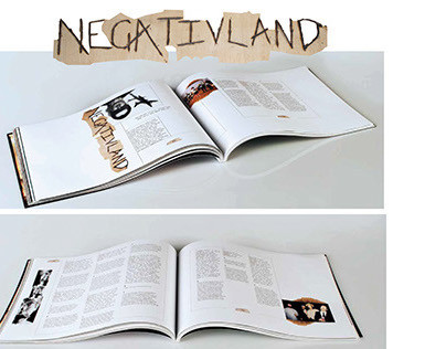 Negativland Magazine Double Page Spreads (Student Work)