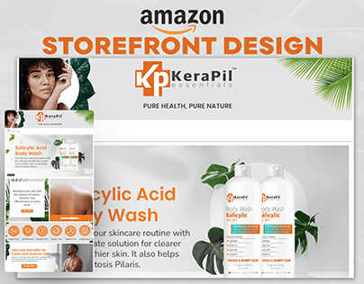 Amazon Storefront - Salicylic Body Wash/Skincare Brand