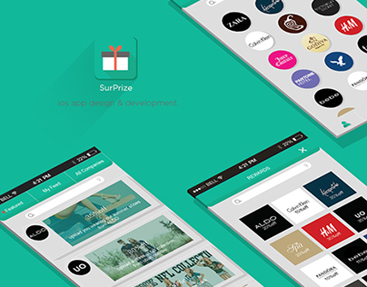 SurPrize App design