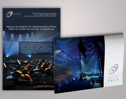 Sound company brochure