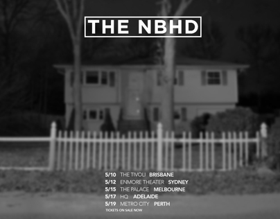 The NBHD Tour Posters